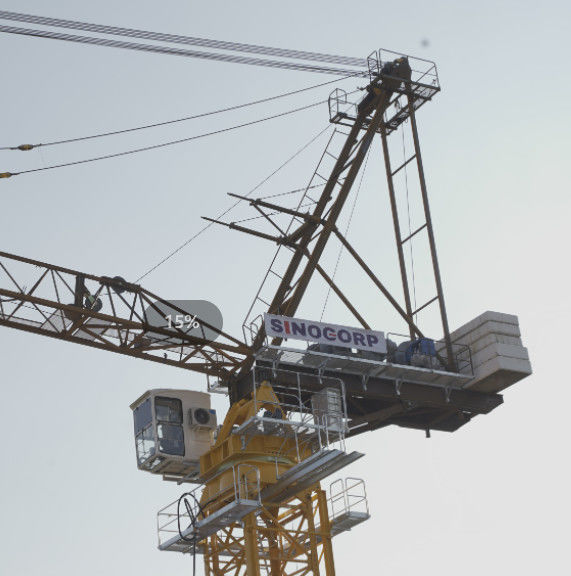 QTD5030-10/12T Grúa de torre de luffing de 10 toneladas: Perfecto para restricciones de espacio y restricciones de altura
