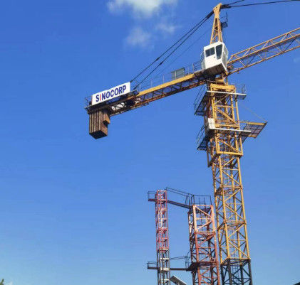 Topkit Qtz 160 grúa torre de bajo consumo con precio moderado 10t 60m Jib grúa torre Topkit para Turquía