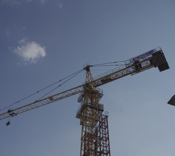 Sinocorp de alta calidad QTZ80 grúa torre grúa torre grúa telescópica grúa torre