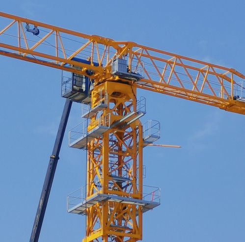 Construcción Grúa de torre plana Fundación fija Tipo industrial