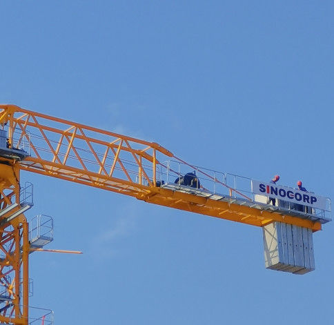 Construcción Grúa de torre plana Fundación fija Tipo industrial