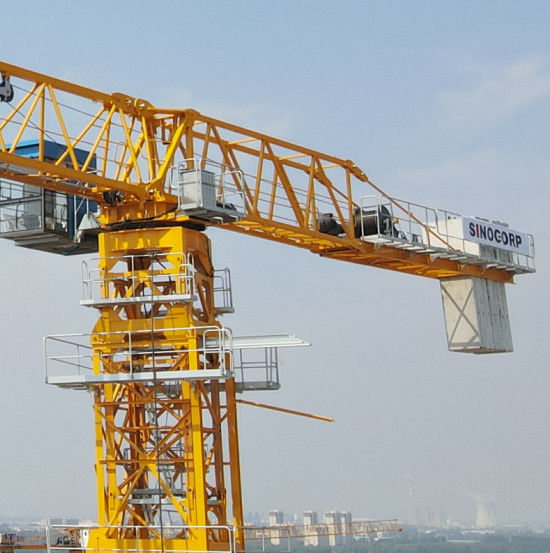 Carga de 8 t L46A1 Torre de sección de mástil grúa con tapa plana QTZ80 PT6015-8 60m longitud de la junta