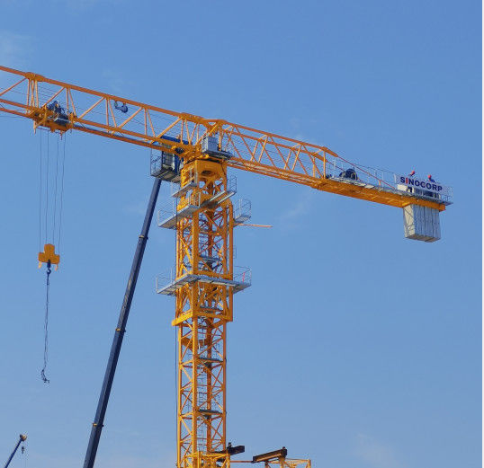 Grúa portátil de la ciudad de 10 t Grúa de torre de jantes para sitios de construcción de edificios