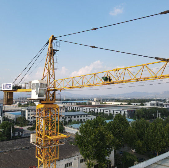 40m longitud de la broca móvil 60m 70m cabeza de martillo Luffing Hatkit Serie Torre grúa 5ton 8ton 10ton 16 Ton